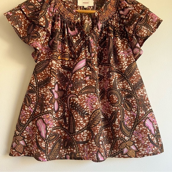 Xirena Sumer Blouse in Earth Batik - Picture 8 of 16